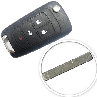 Ersatz Klappschlüssel geeignet für Chevrolet - 4 Tasten...