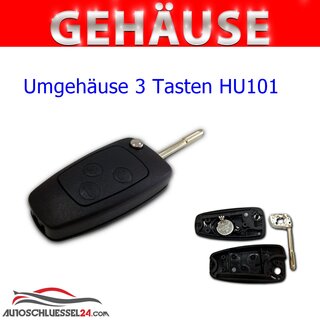 Ersatz Umbaugehuse geeignet fr Ford - 3 Tasten HU101