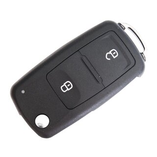 Ersatz Klappschlüssel geeignet für Volkswagen - 2 Tasten...