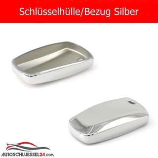 Ersatz Schlsselhlle/Bezug geeignet fr BMW Silber