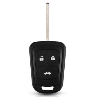 Ersatz Funkgehuse geeignet fr Opel  - 3 Tasten Astra J, HU100